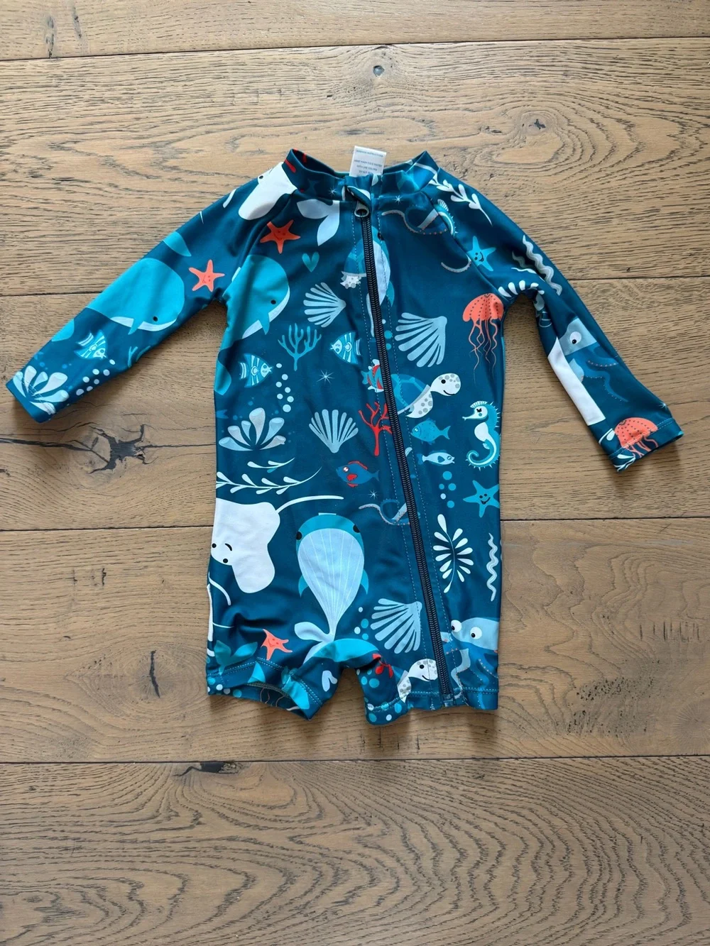 Upandfast Baby Ocean Rash Guard Swimsuit UPF 50+ 3–6M
